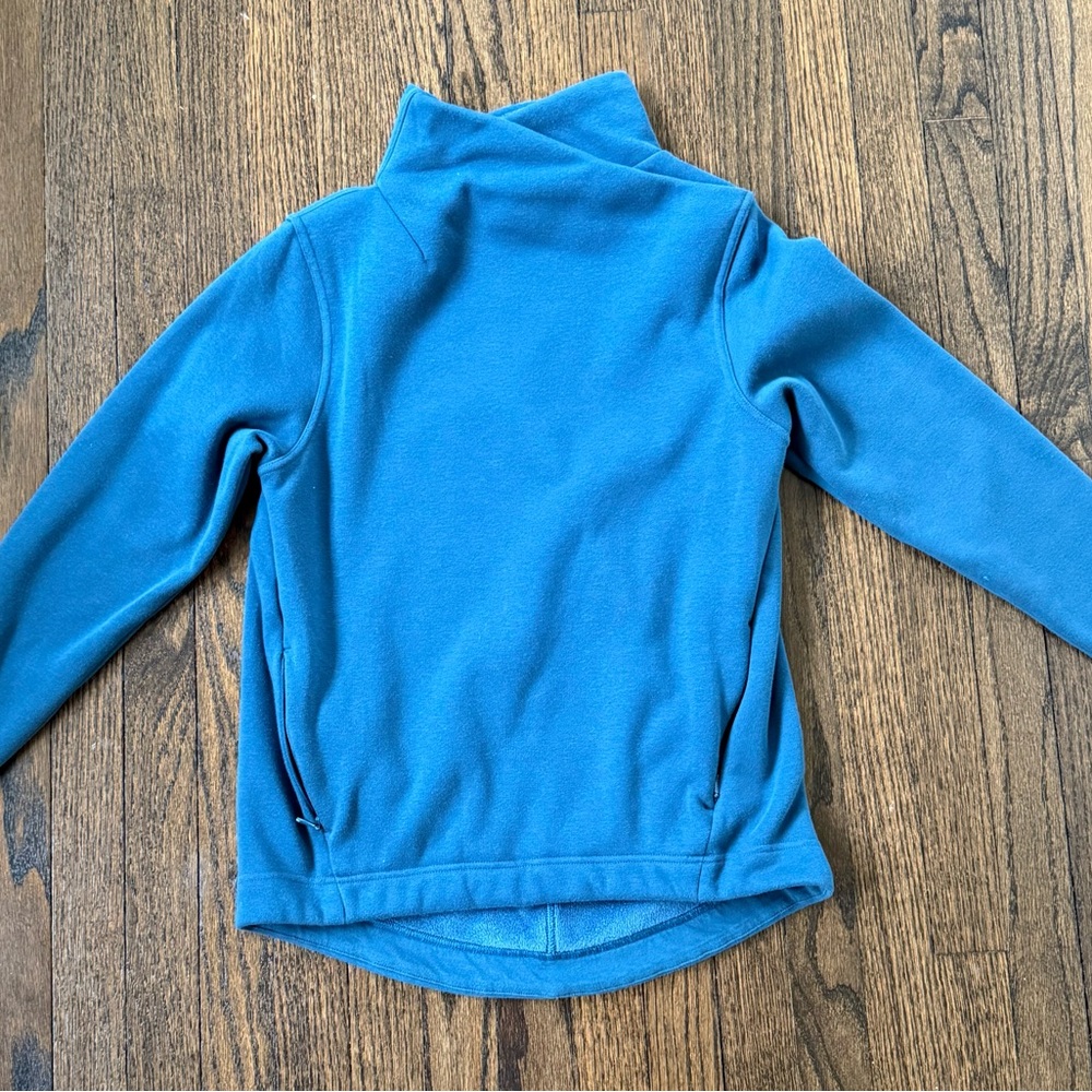 Athleta Blue Cowl Neck Sweater